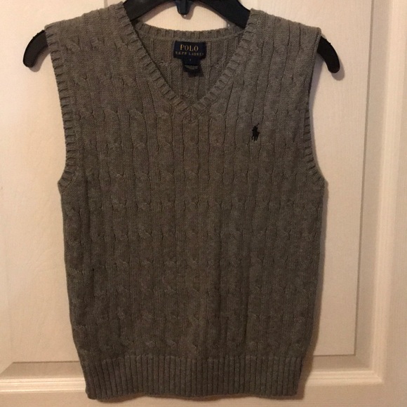 Little boys polo sweater vest - Picture 1 of 3